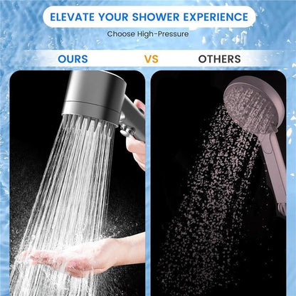 Filtered Shower Head with Handheld and Power Wash for Hard Water, High Pressure Water Flow, and Multiple Spray Modes