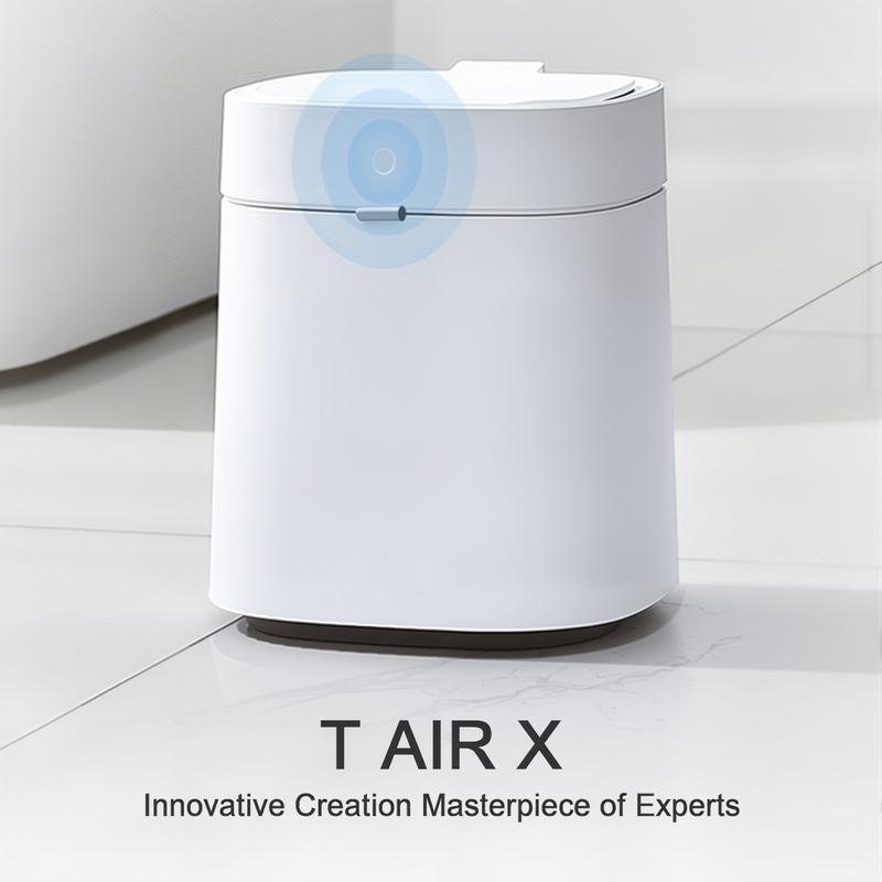 Intrelife 3.5 Gallon Self-Sealing Smart Trash Can – Automatic Refill Bin with Motion Sensor for Living Room, Bedroom, Kitchen, and Bathroom Automatic Motion Hygienic Waste Disposal Restroom Home Goods