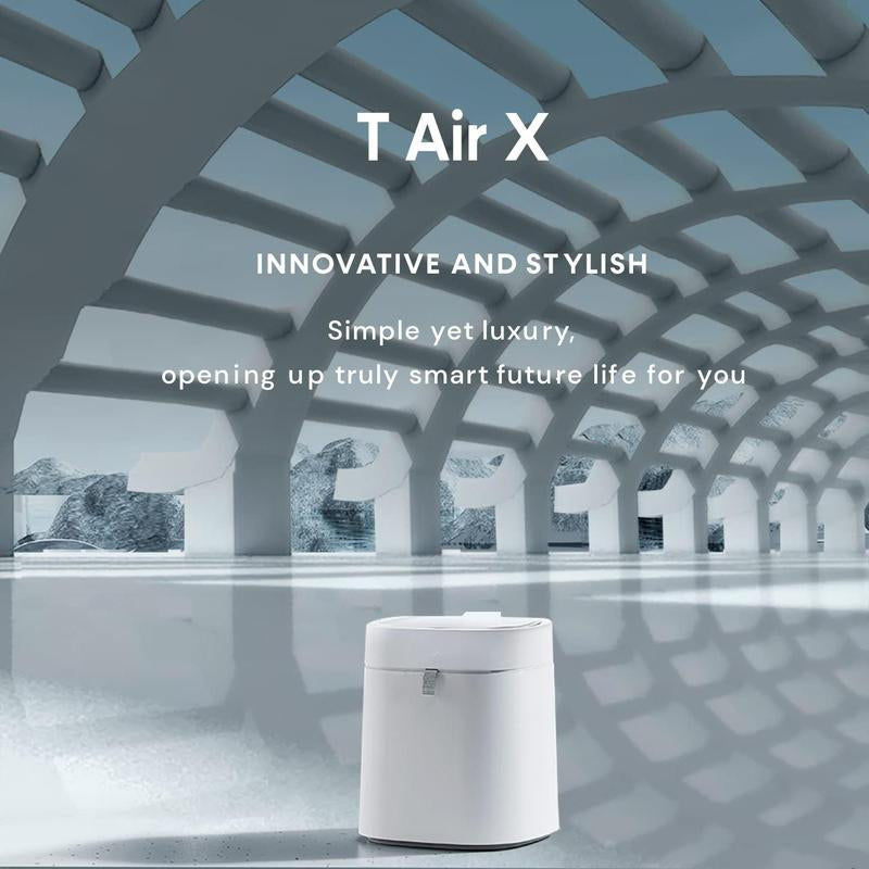 Intrelife 3.5 Gallon Self-Sealing Smart Trash Can – Automatic Refill Bin with Motion Sensor for Living Room, Bedroom, Kitchen, and Bathroom Automatic Motion Hygienic Waste Disposal Restroom Home Goods