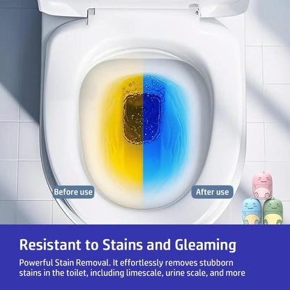 3PCS Toilet Bowl Cleaner Bottle, Cute Dinosaur-Shaped Bathroom Toilet Tank Cleaner with Ocean, Jasmine, and Peach Scent