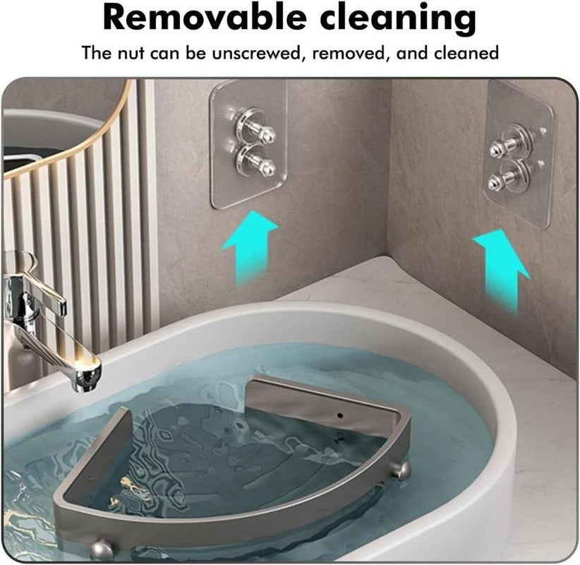 3-Pack Black Triangle Shower Caddy, 3-Tier Corner Shelves Shower Storage Rack, Drill Free Wall Mountshower Organizer, 40Lbs Load Capacity Bathroomaccessories Towels Hook Toiletries