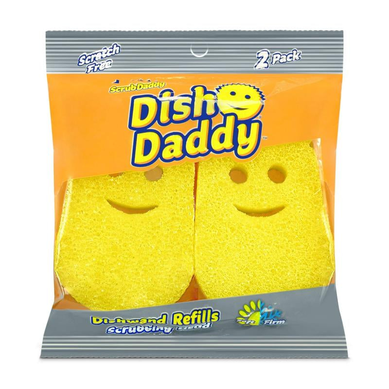 Scrub Daddy Dish Daddy Dishwand Refill, 2 Count Sponge Refill